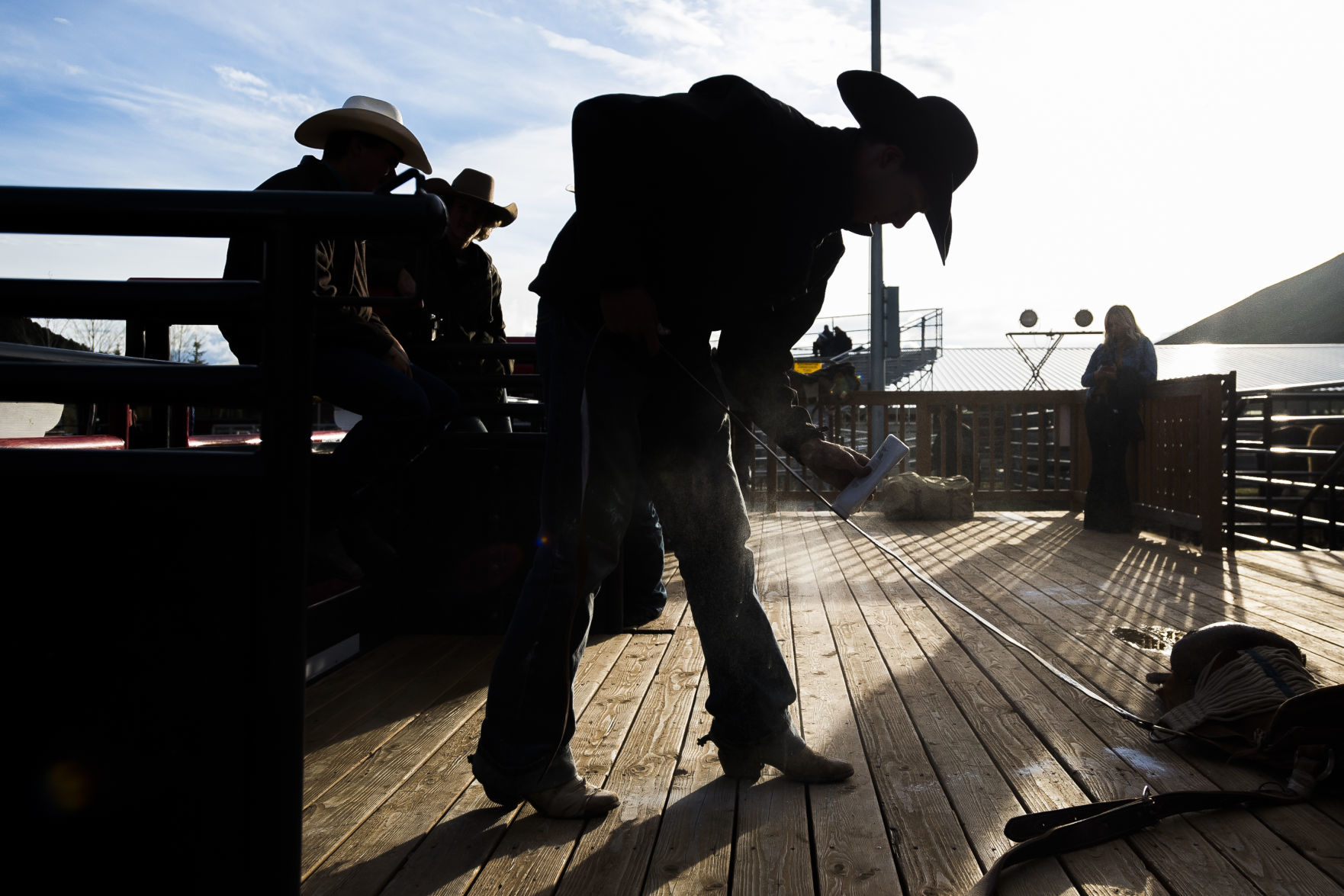 Opening night of Jackson Hole Rodeo